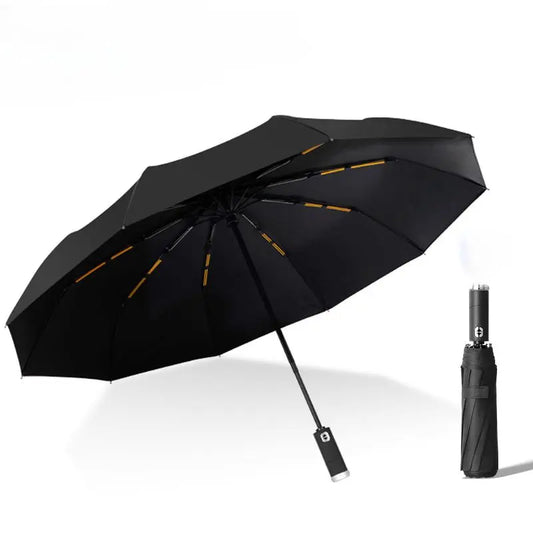 LumiParaguas® Elegante, resistente y con luz propia.